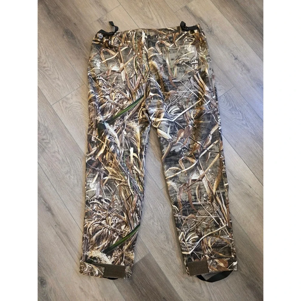 Drake Waterfowl Men's Size 2XL‎ 42-46 Camo Realtree Max-5 Duck Hunting Pants